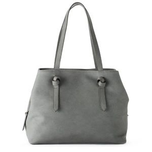 Sonoma Knotted Handle Triple Entry Tote